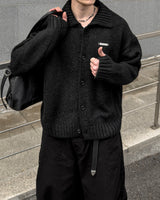 Arin Collared Knit Warmer Cardigan