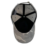 Logo camo ball cap - grey