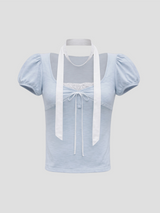 ヴェラフリルストラップTシャツ