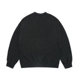 24FW アップサイドダウンロゴナッピングズリースウェットシャツブラック
