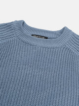 Crop saddle knit