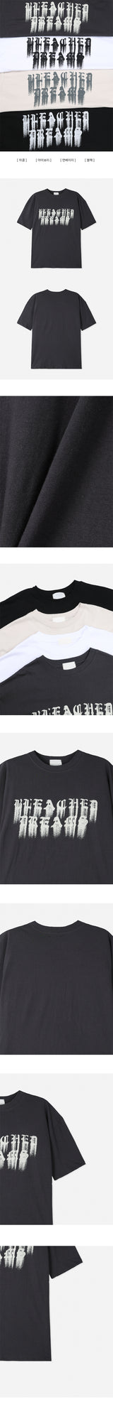 Dupe ペイント ボックスフィット 半袖Tシャツ