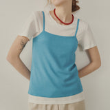Essential Linen Knit Sleeveless Top