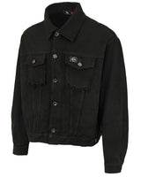 Mwoong Oksuroad Washed Black Denim Trucker Jacket