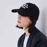 TMV レタリングボールキャップ / Twill Black