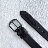 Black Lace Stitch Belt
