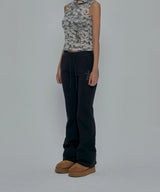 CROSS PATCHED PISTOL SWEATPANTS_CHARCOAL