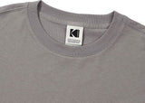 BIG LOGO COTTON SHORT-SLEEVE T-SHIRT【GREY】