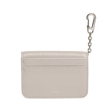 DOT Compact Keyring Card Wallets warm gray