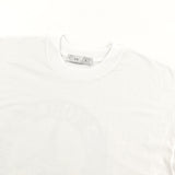 [UNISEX] WORLD PEACE オーバーサイズローエッジスリーブレスTシャツ（ホワイト）
