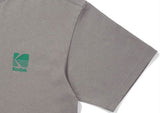 BIG LOGO COTTON SHORT-SLEEVE T-SHIRT【GREY】