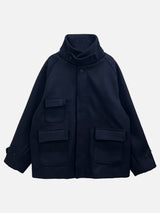 Blended Neck Bijou Line Short Coat (3c)