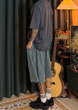 Pigmented Flared Short Bermuda Pants 4COLOR