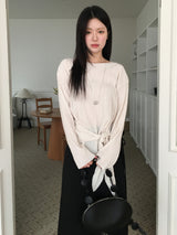 Pleats tie top