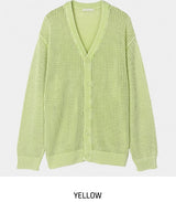 Summer Turf Pigment Net Cardigan