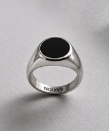 NR-303 Round Onyx Signet Surgical Ring