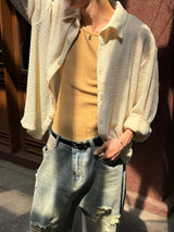 [Unisex] Croche summer shirts(3color)