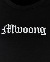 Mwoong ベーシッククロップTシャツ(ブラック)