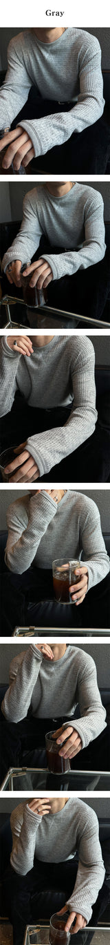 [F/W] ウールワッフルウォーマースリーブ (3color)