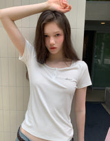 [ORIGINAL] Yupe Button Slim Short Sleeve T-Shirt