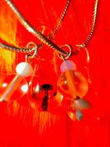 Trippy mushroom necklace.05 (2color)