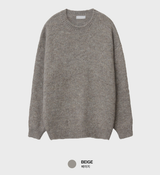 Glass Soft Worm Alpaca Over Round Knit