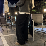 ノピ ベストフィット コーデュロイ バンディング ワイドパンツ