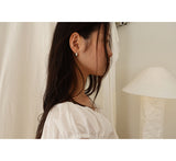 plat basket earrings