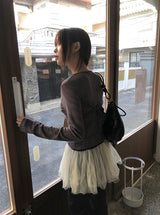 ジェナレイヤーシースルーカラーワンピース