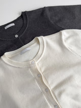Ritz Balloon Fit Round Knit Cardigan
