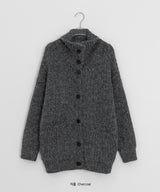 Kelma Button Pocket Wool Knit Cardigan