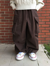 Leak Cotton Big Cargo Pants 3C