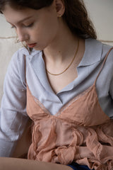 [Set] Gold and silver 2 chain necklace