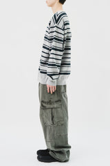 Tora Open Striped Knit (3color)