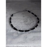 [HANDMADE] ブラックオーニックスストーンネックレス