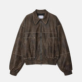 ASCLO レザーワークジャケット(3color)