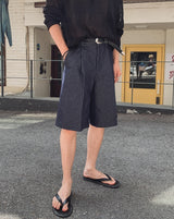 ダンズワンタックワイドバミューダパンツ