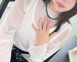 ノッテッドオニキスストーンネックレス