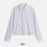 Peak Crop Striped Shirt