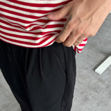 ASCLO リネンツータックワイドパンツ (4color)