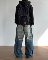 Fair Cat Washing Denim Pants