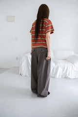 fall button pocket wide pants(2colors)