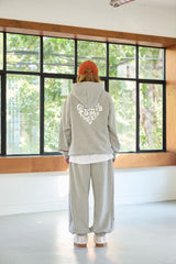 GOODLUCK HEART HOODIE / MELANGE