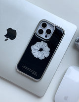 [MADE]シルバーシュシュ シルバーエポキシ iPhoneケース