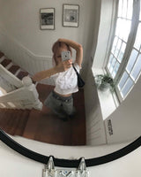 ピンタックスカートパンツ
