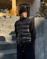 Niro high-neck knit padding