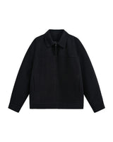 Luna suede padding jacket