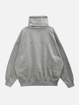 ダブルタートルネックオーバースウェットシャツ2C