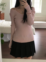 Rubin off-shoulder knitwear (2 colors)