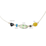 white gemstone necklace